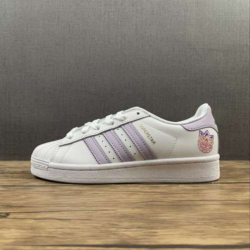 【270】[GZ8143]-[SUPERSTAR SHOES CLOUD WHITE/PURPLE TINT/MATTE GOLD]-[WOMAN:36-39]