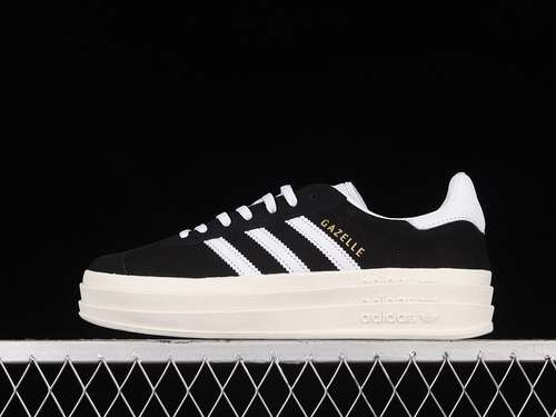 【280】[HQ6912]-[GAZELLE BOLD SHOES CORE BLACK/CLOUD WHITE/CORE WHITE]-[WOMAN:36-40]