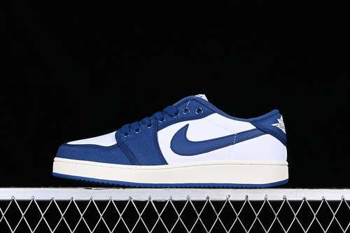 【260】[DX4981-103]-[AIR JORDAN 1 KO LOW WHITE/DARK ROYAL BLUE/SAIL]-[WOMAN:36-39]-[MAN:40-46]