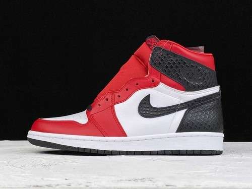 【520】[CD0461-601]-[AIR JORDAN 1 RETRO HIGH SATIN SNAKE CHICAGO GYM RED/WHITE-BLACK]