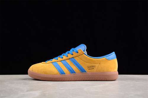 【240】[GX6925]-[ORIGINALS SCARPE LAST FRONITER SAMBA BLUE/YELLOW]-[WOMAN:35.5-39]-[MAN:40-46]