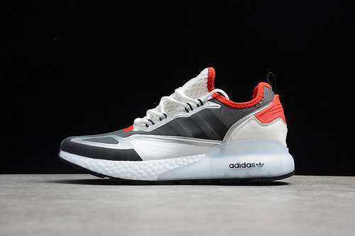 【280】[FV2976]-[ZX 2K BOOST DARK GREY/WHITE-RED]-[MAN:40-45]