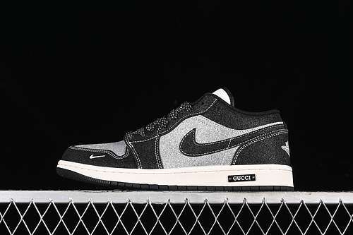 【360】[SJ9950-012]-[AIR JORDAN 1 LOW WHITE/SILVER/BLACK]-[WOMAN:36-39]-[MAN:40-45]