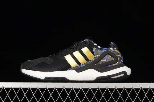 【320】[FX6167]-[DAY JOGGER 2020 BOOST SHOES CORE BLACK/GOLD/CLOUD WHITE]-[WOMAN:36-39]-[MAN:40-45]