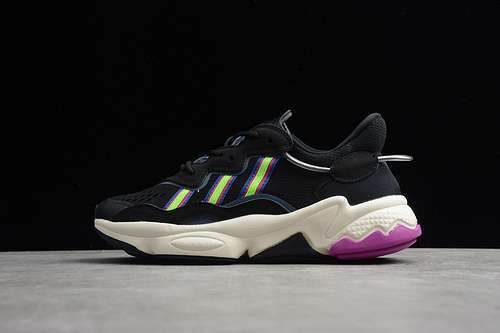 【260】[EF4291]-[OZWEEGO SHOES CORE BLACK/SOLAR GREEN/VIVID PINK]-[WOMAN:36-40]