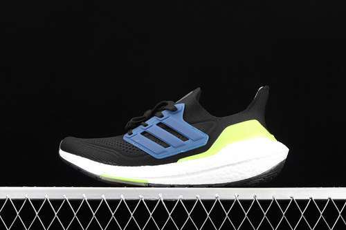 【300】[FY0568]-[ULTRABOOST 21 SHOES CORE BLACK/GREEN/CLOUD WHITE]-[WOMAN:36-39]-[MAN:40-45]