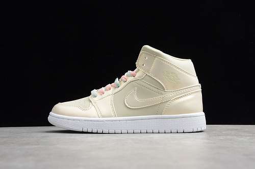 【340】[CK6587-200]-[GZ AIR JORDAN 1 MID LEMON YELLOW/WHITE]-[WOMAN:36-39]-[MAN:40-47.5]