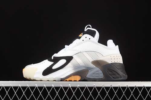 【320】[EE8303]-[STREETBALL SHOES CLOUD WHITE/CORE BLACK-FLASH ORANGE]-[MAN:39-45]