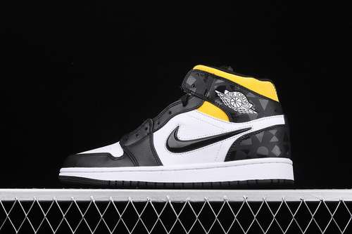 [CJ9219-001]-[AIR JORDAN 1 MID QUAI54 WHITE/BLACK-MULTI-COLOR]-[WOMAN:36-39]