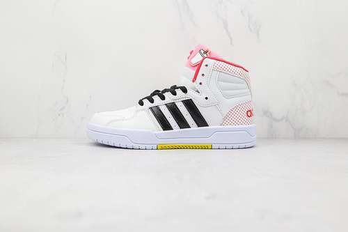【260】[FW7024]-[ENTRAP MID SHOES CLOUD WHITE/PINK/CORE BLACK]-[WOMAN:36-39]-[MAN:40-45]