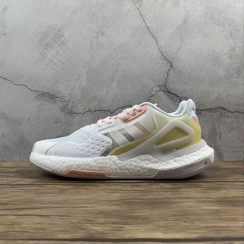 【260】[GW4914]-[DAY JOGGER SHOES CLOUD WHITE/CLOUD WHITE/GLOW PINK]-[WOMAN:36-39]