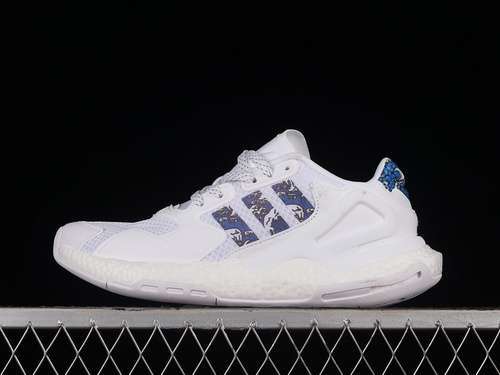 【300】[FY3026]-[DAY JOGGER BOOST SHOES FOOTWEAR WHITE/FOOTWEAR WHITE/BLUE]-[WOMAN:36-39]-[MAN:40-45]