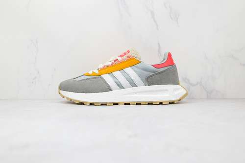 【280】[GY1033]-[RACING 1 BOOST PROTOTYPE LIGHT GREY/CLOUD WHITE/ORANGE]-[WOMAN:36-39]-[MAN:40-45]