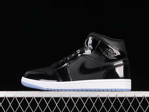【340】[DV1308-004]-[AIR JORDAN 1 MID SE SPACE JAM BLACK/DARK CONCORD/WHITE]-[MAN:40-46]