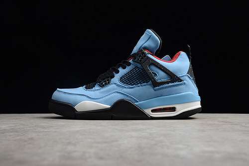 [308497-406]-[TRAVIS SCOTT&#x27;S X AIR JORDAN 4 CACTUS JACK OLIERS UNIVERSITY BLUE]-[MAN:40-47]