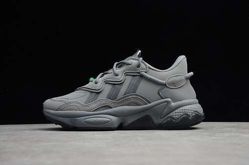 【260】[EE7001]-[OZWEEGO TR SHOES GREY FOUR/GREY FOUR/SOLAR GREEN]-[WOMAN:36-39]-[MAN:40-45]