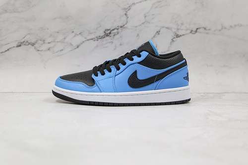 【300】[553558-403]-[AIR JORDAN 1 LOW UNIVERSITY BLUE/BLACK/WHITE]-[WOMAN:36-39]-[MAN:40-46]