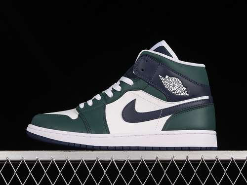 【340】[DZ5326-300]-[AIR JORDAN 1 MID SE NOBLE GREEN/MIDNIGHT NAVY-WHITE]-[WOMAN:35.5-39]-[MAN:40-46]