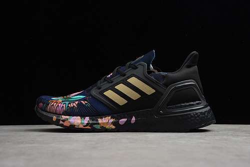 【320】[FW4310]-[ULTRABOOST 20 SHOES CORE BLACK/GOLD METALLIC/SIGNAL CORAL]-[UNISEX:36-45]