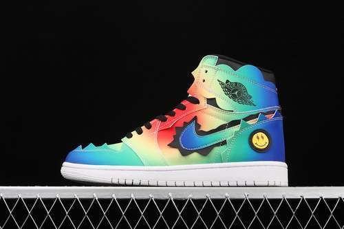 【440】[DC1786-125]-[AIR JORDAN 1 HIGH BLUE/MULTI-COLOR]-[MAN:40-47.5]