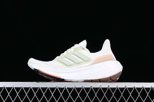 【300】[AHQ6348]-[ADIDAS ULTRA BOOST LIGHT 23WHITE/GREEN/BROWN]-[WOMAN:36-40]