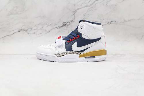 【320】[AV3922-101]-[AIR JORDAN LEGACY 312 DREAM TEAM WHITE/MIDNIGHT NAVY-TEAM RED-METALLIC GOLD]
