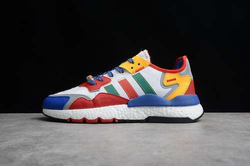 【280】[FE1957]-[NITE JOGGER BOOST SHOES CLOUD WHITE/MULTI-COLOR]-[WOMAN:36-39]-[MAN:40-45]