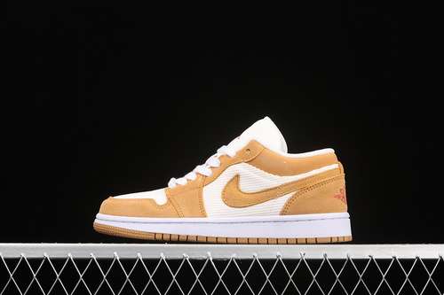 【300】[DH7820-700]-[AIR JORDAN 1 LOW WHITE/KHAKI/RED]-[WOMAN:36-40]