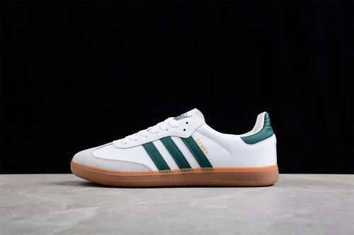 【250】[HQ7036]-[MEXICO X SAMBA TEAM FOOTWEAR WHITE/COLLEGE GREEN/GUM]-[WOMAN:36-39]-[MAN:40-45]
