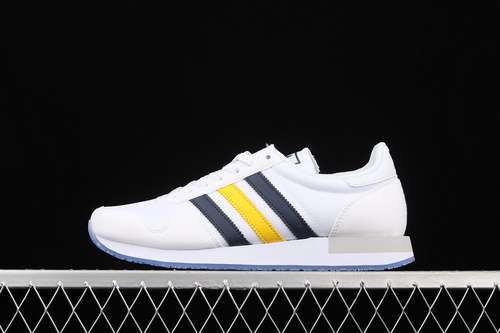 【280】[FW2054]-[USA 84 SHOES CLOUD WHITE/CORE BLACK/YELLOW]-[WOMAN:36-39]-[MAN:40-45]