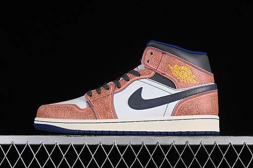 【300】[FV3619-106]-[AIR JORDAN 1 MID FLIGHT VINTAGE WHITE/BROWN/BLUE/GREY]-[WOMAN:36-39]-[MAN:40-46]