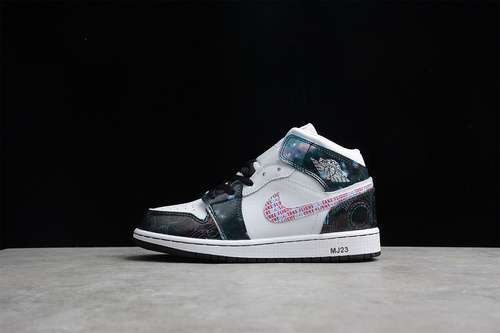 【340】[BQ6931-114]-[GZ AIR JORDAN 1 MID SE GS TAKE FLIGHT WHITE/BRIGHT CRIMSON/BLUE HERO]-[36-46]