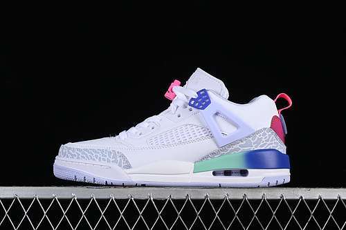 【360】[HF5758-151]-[AIR JORDAN SPIZIKE LOW DONGDAN WHITE/INDIGO BURST/PALEST PURP]-[UNISEX:36-47.5]