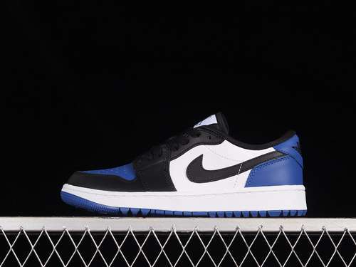 【360】[DD9315-102]-[AIR JORDAN 1 LOW GOLF ROYAL TOE WHITE/BLACK/BLUE]-[WOMAN:35.5-39]-[MAN:40-46]
