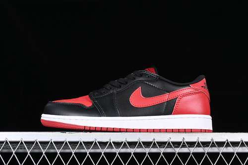 【260】[705329-001]-[AIR JORDAN 1 RETRO LOW OG BRED BLACK/VARSITY RED-SAIL]-[UNSIEX:36-45]