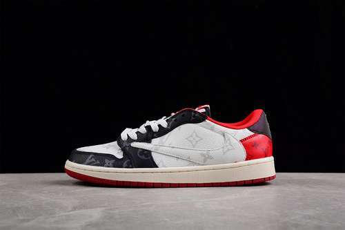 【320】[DM7866-318]-[TRAVIS SCOTT X AIR JORDAN 1 LOW OG SP RED/BLACK/WHITE]-[WOMAN:36-39]-[MAN:40-46]