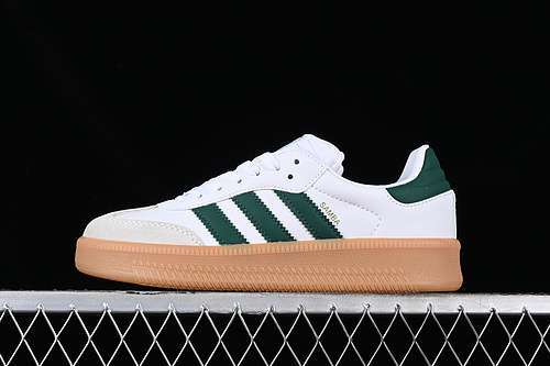 【260】[IE1373]-[SAMBA XLG WHITE/GREEN/BROWN]-[WOMAN:36-39]-[MAN:40-45]