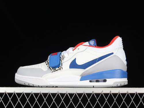 【300】[CD7069-104]-[AIR JORDAN LEGACY 312 LOW WHITE/FRENCH BLUE-WOLF GREY-UNIVERSITY RED]