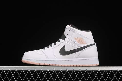 【320】[554725-180]-[AIR JORDAN 1 MID GS WHITE/ANTHRACITE/ARCTIC ORANGE]-[WOMAN:36-39]-[MAN:40-46]