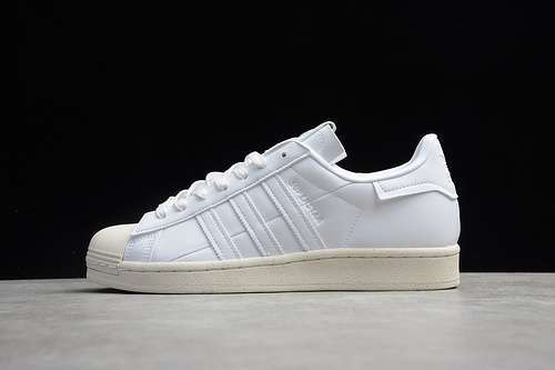 【300】[FW2292]-[SUPERSTAR SHOES CLOUD WHITE/CLOUD WHITE/GREEN]-[WOMAN:36-39]-[MAN:40-44]