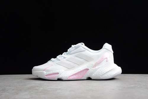 【290】[GX3487]-[X9000L4 SHOES CLOUD WHITE/CLOUD WHITE/LIGHT PINK]-[WOMAN:36-39]