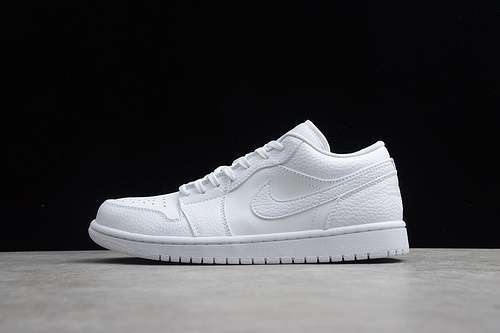 【340】[553558-130]-[AIR JORDAN 1 LOW WHITE/WHITE/WHITE]-[MAN:40-45]