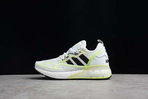 【290】[GY2630]-[ZX 2K BOOST SHOES CLOUD WHITE/SOLAR YELLOW/CORE BLACK]-[WOMAN:36-39]-[MAN:40-45]