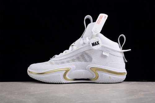 【420】[DM7580-100]-[AIR JORDAN 36 SE PF GLORY WHITE/BLACK/GAME ROYAL/METALLIC GOLD]-[MAN:39-46]