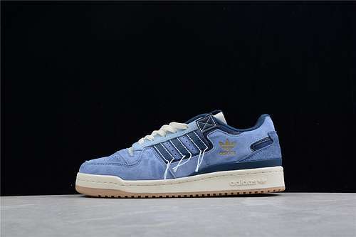 【280】[GW0298]-[FORUM 84 LOW SHOES DENIM BLUE/DARK BLUE/WHITE]-[WOMAN:36-39]-[MAN:40-44]