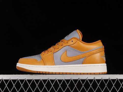 【280】[DC0774-020]-[AIR JORDAN 1 LOW CEMENT GREY/SAIL/CHUTNEY]-[WOMAN:36-39]-[MAN:40-46]