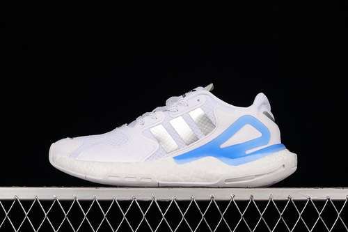 【320】[FX5998]-[DAY JOGGER 2020 BOOST SHOES CLOUD WHITE/SILVER/BLUE]-[WOMAN:36-39]-[MAN:40-45]