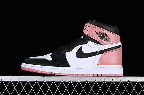 【600】[861428-101]-[AIR JORDAN 1 RETRO HIGH OG RUST PINK WHITE/BLACK/PINK]-[MAN:40.5-47.5]