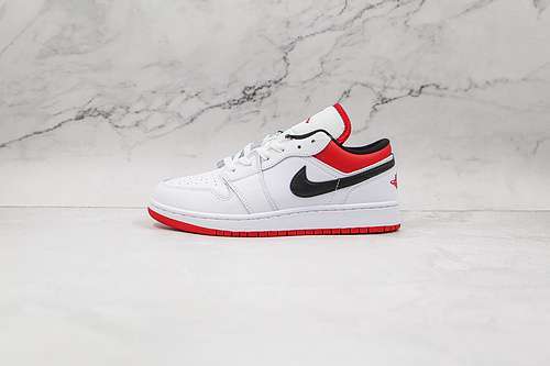 【300】[553560-118]-[AIR JORDAN 1 LOW GS WHITE/GYM RED/BLACK]-[WOMAN:36-39]-[MAN:40-46]
