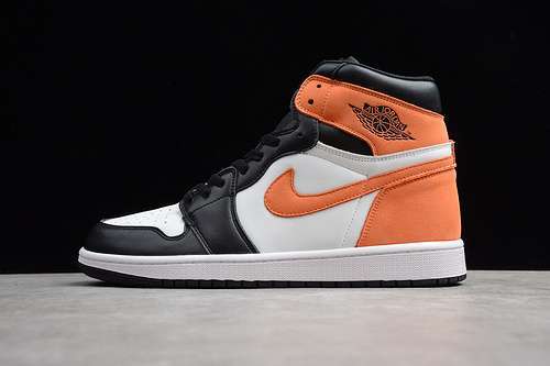 【330】[554724-058]-[GZ AIR JORDAN 1 MID BLACK/WHITE-STARFISH]-[MAN:39-45]